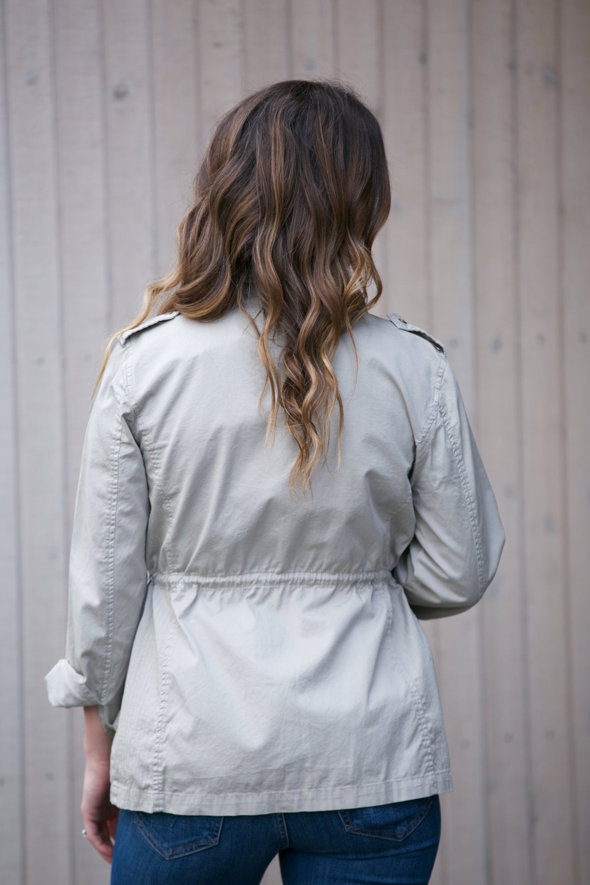 Velvet by Graham &amp; Spencer Ruby Army Jacket Pebble
