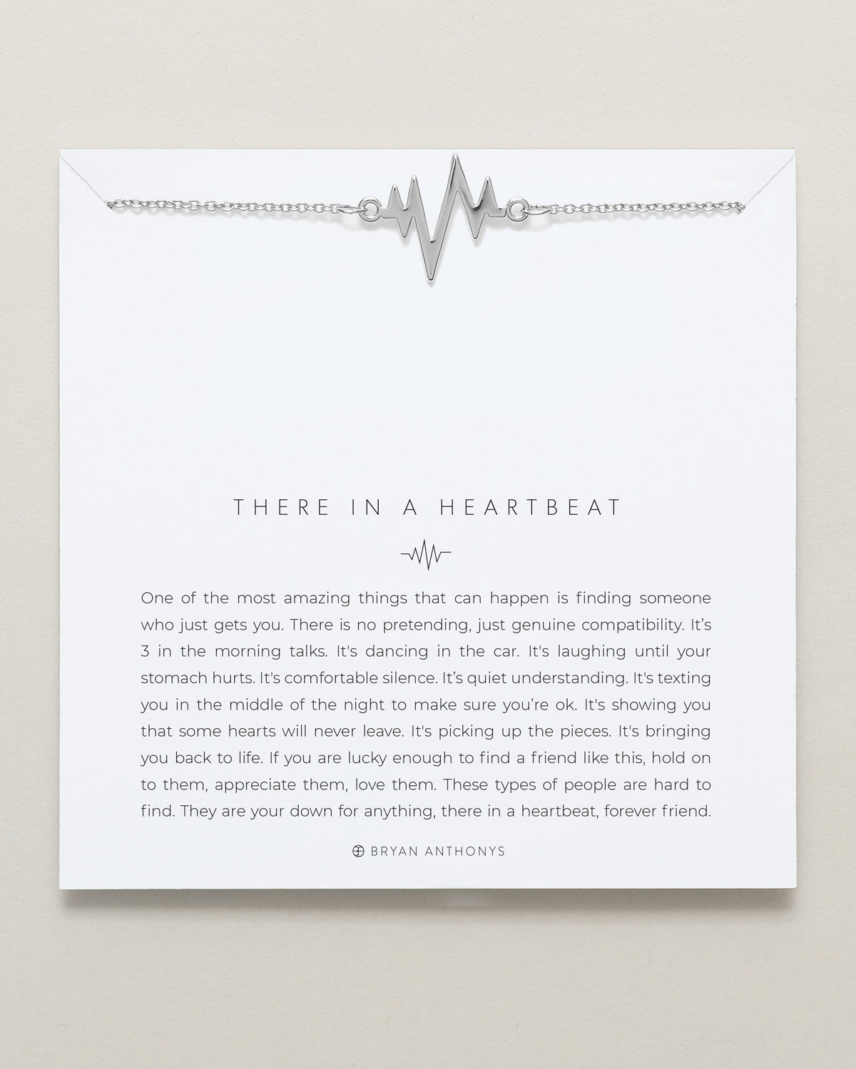 Bryan Anthonys There in a Heartbeat Necklace