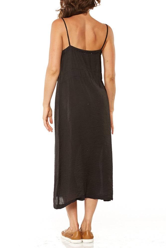 LACAUSA Alma Slip Dress - Solid