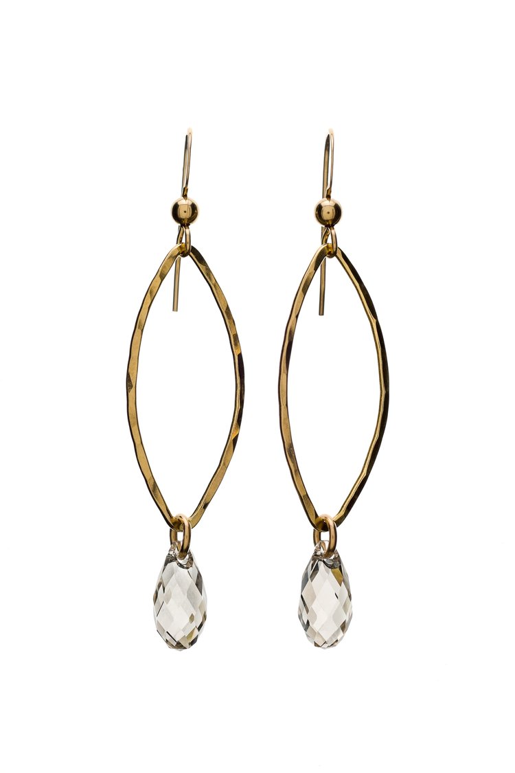 Kenda Kist Marquise Crystal Bottom Drop Earrings