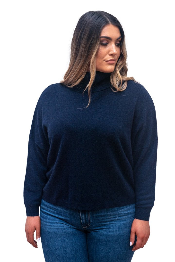 CRUSH Gilbert Turtle Neck Navy