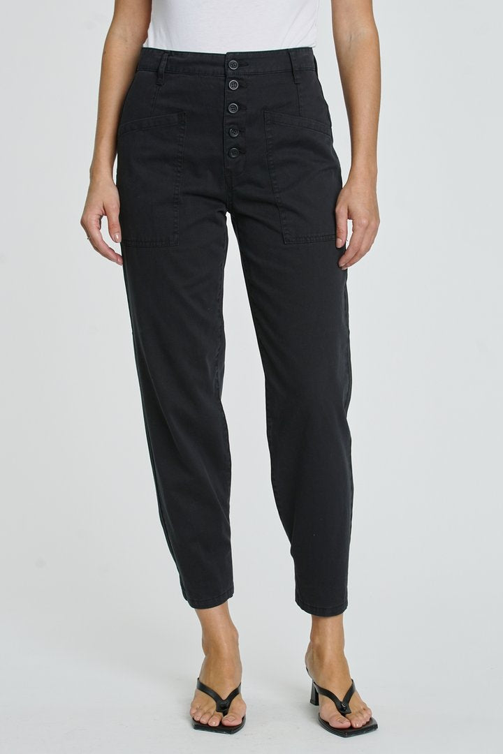 PISTOLA Tammy High Rise Trouser in Fade to Black
