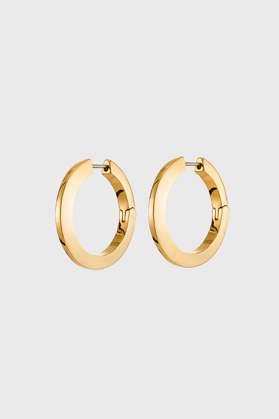Jenny Bird Toni Hinged Hoop Earrings Gold