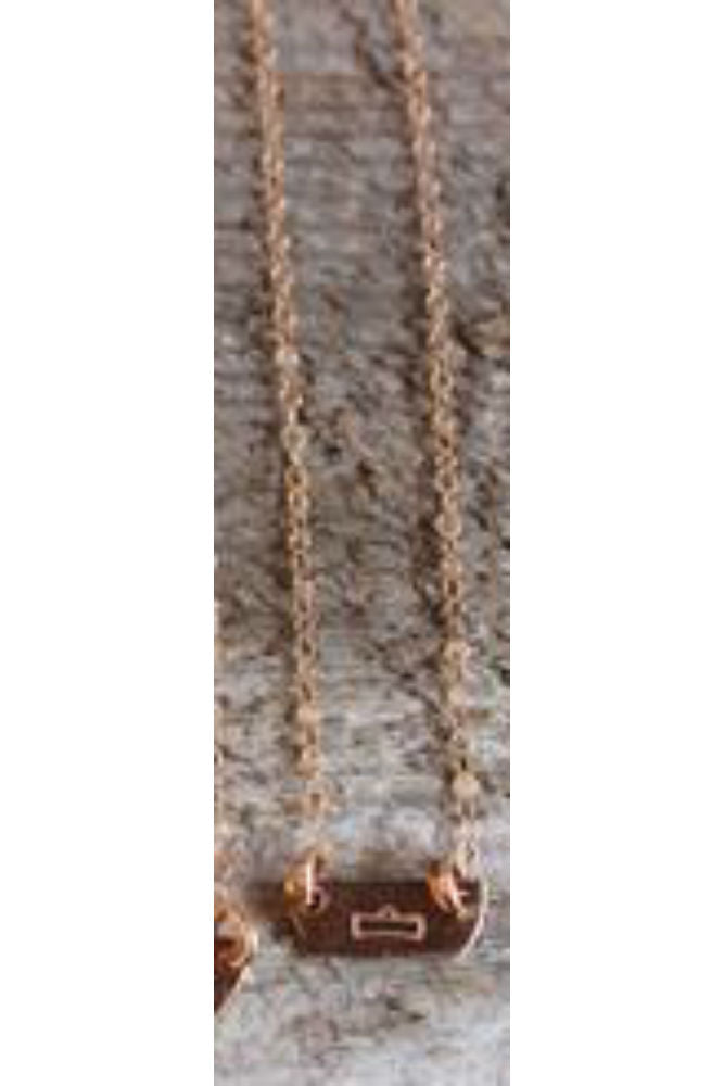 Kenda Kist Tiny Zodiac Plate Necklace Libre